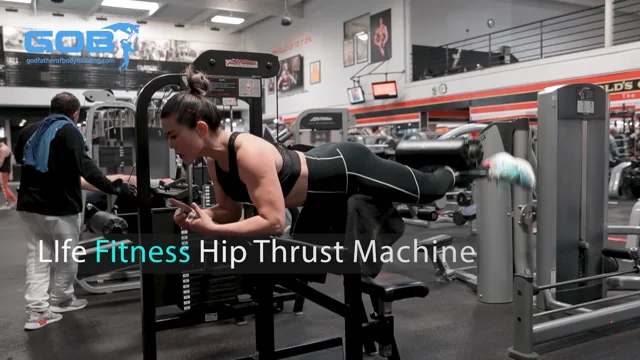 Hip thrust best sale machine life fitness