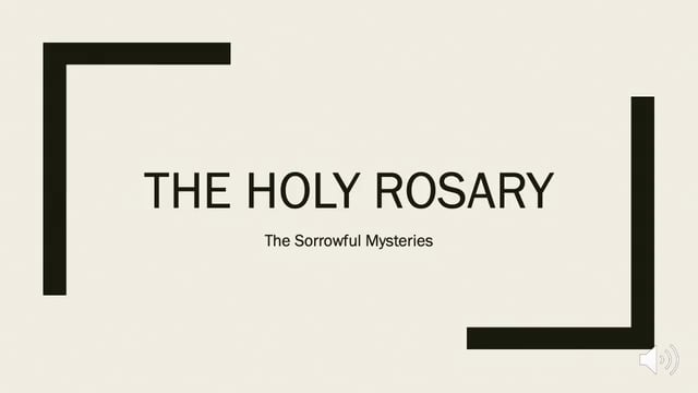 Sorrowful Mysteries