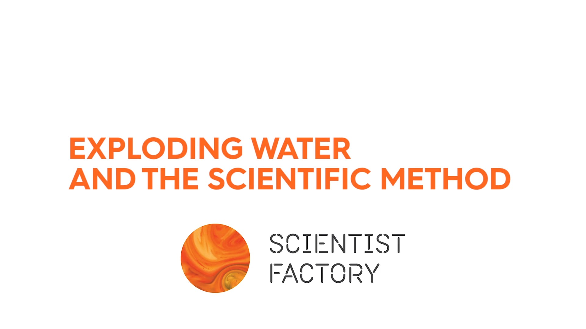 EXPLODING WATER