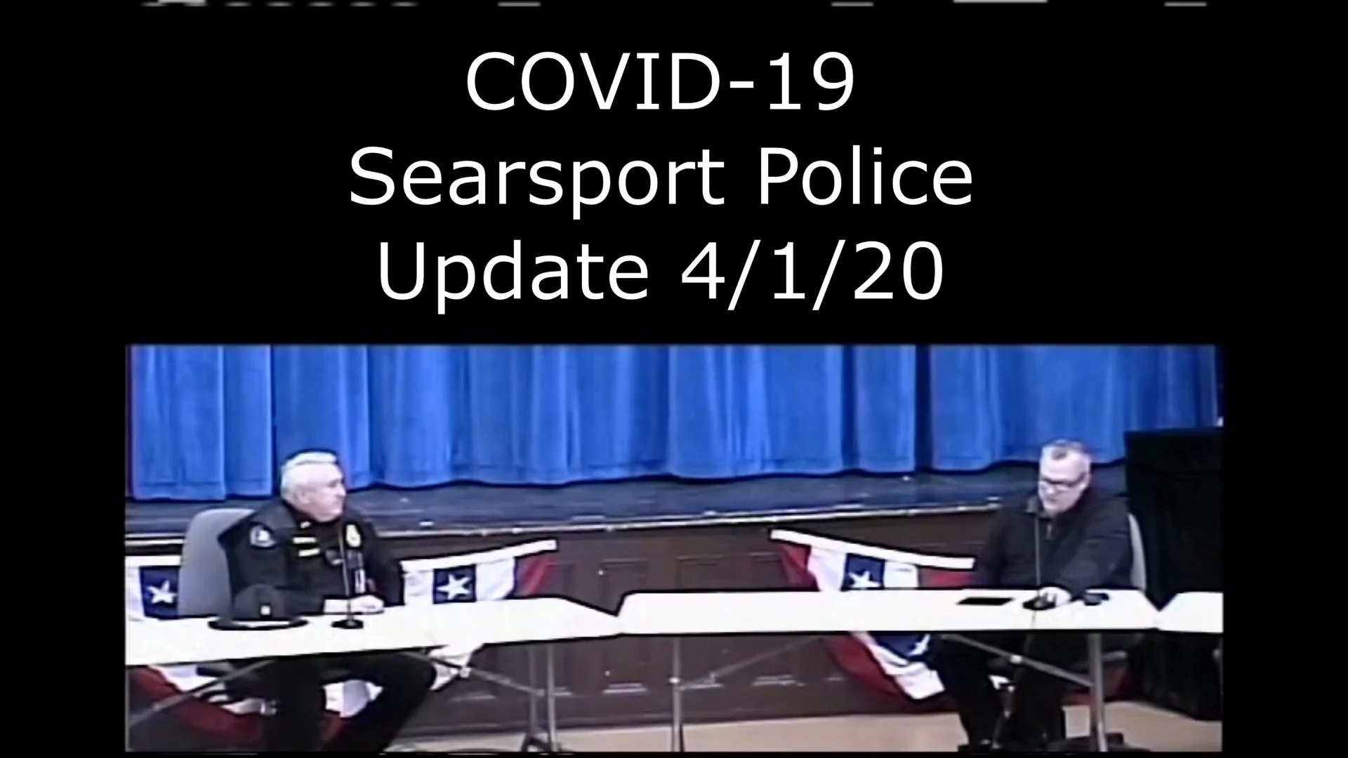 Searsport COVID19 Police Update 4/1/20 on Vimeo