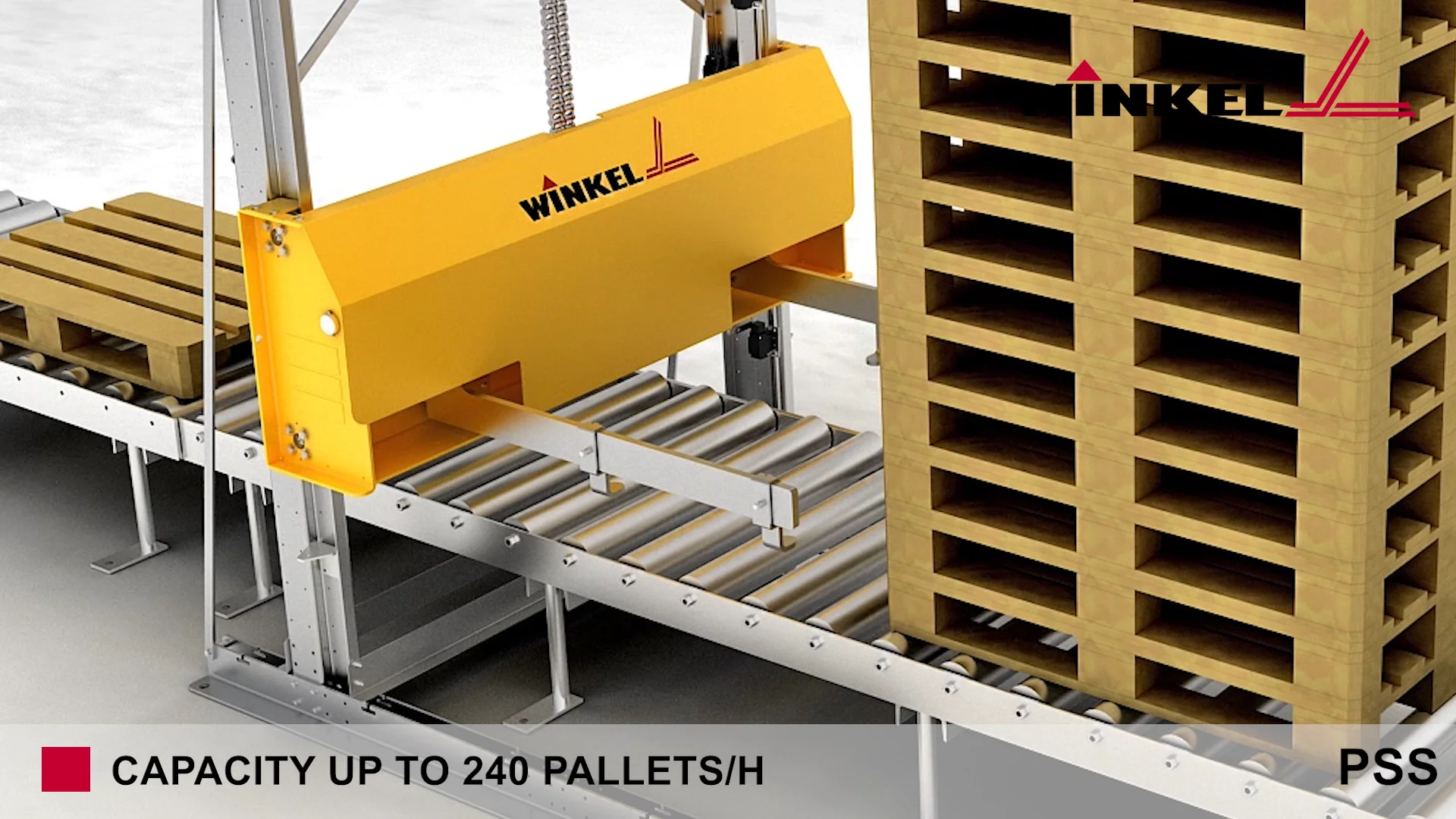 WINKEL GmbH Illingen - Winkel Pallet Stacker - PSS on Vimeo