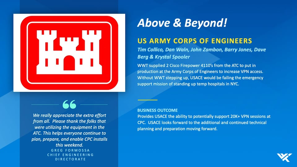 ATSM 03-20-2020 - Above and Beyond, USACE