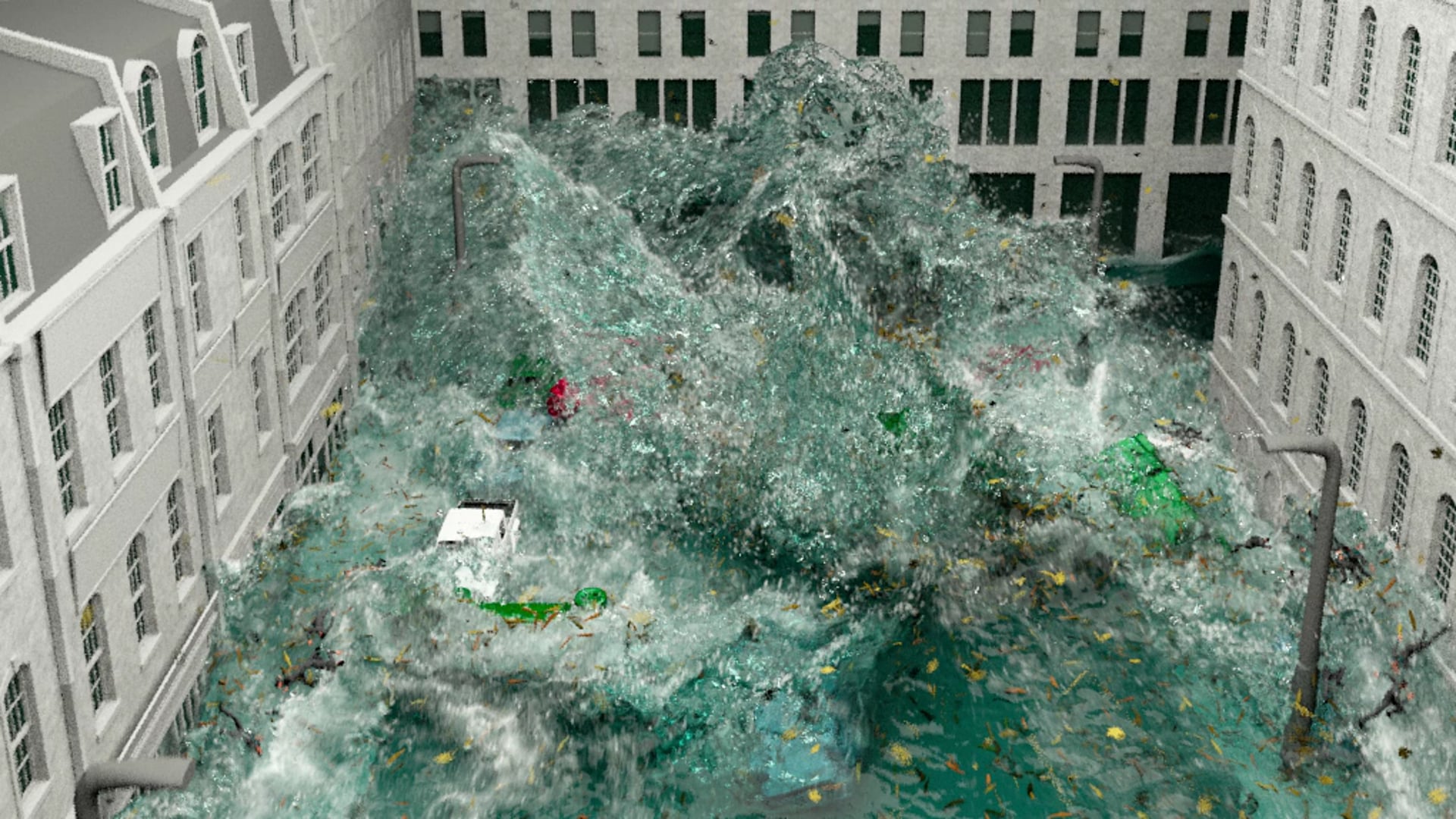 Flooding, ragdolls tests