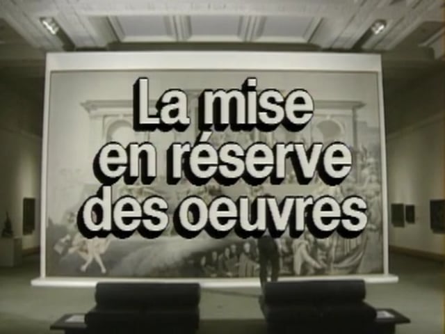 La conservation préventive dans les musées – La mise en réserve des oeuvres (7/19)