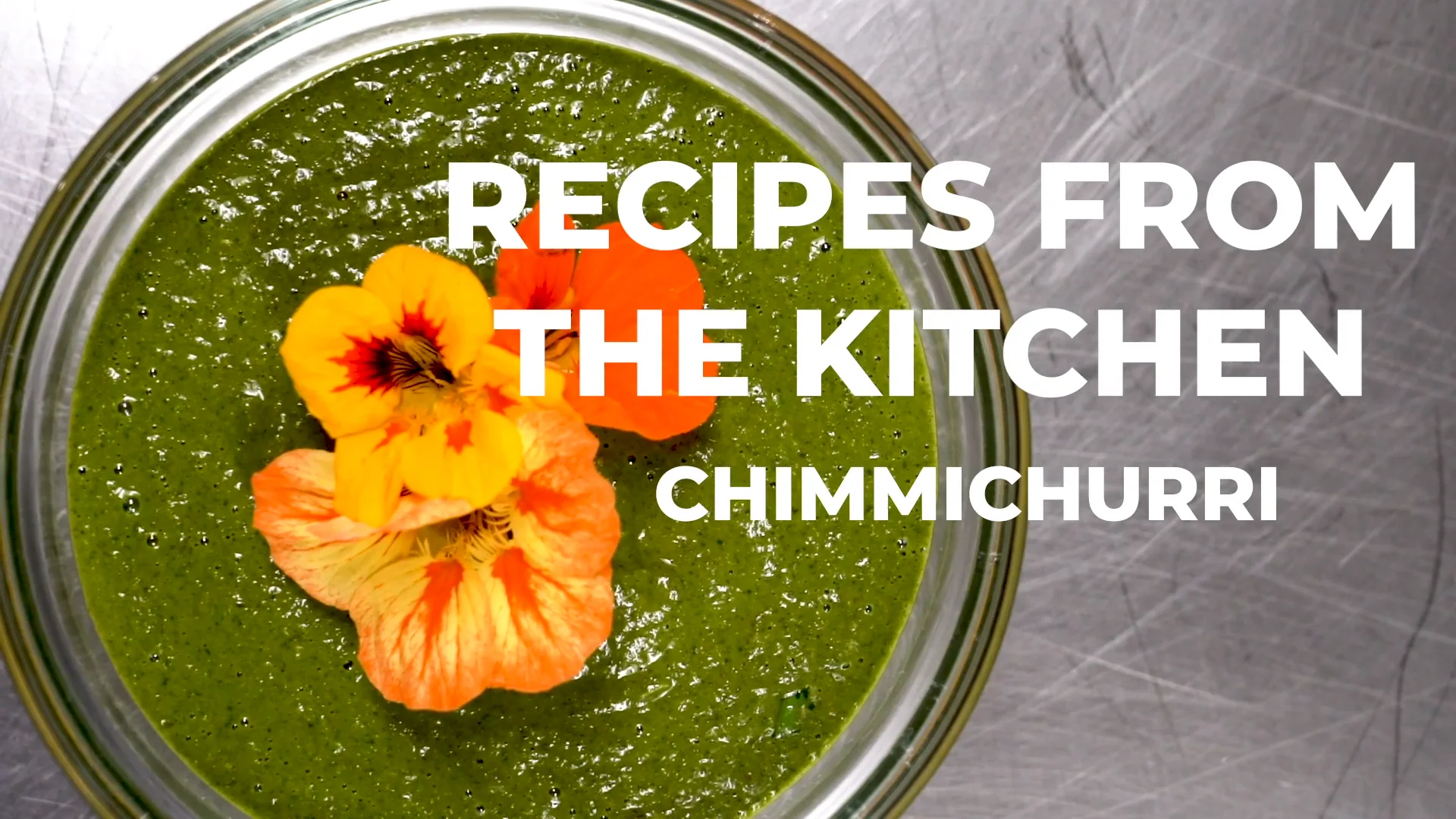 Recipes from the Kitchen: Chimmichurri on Vimeo