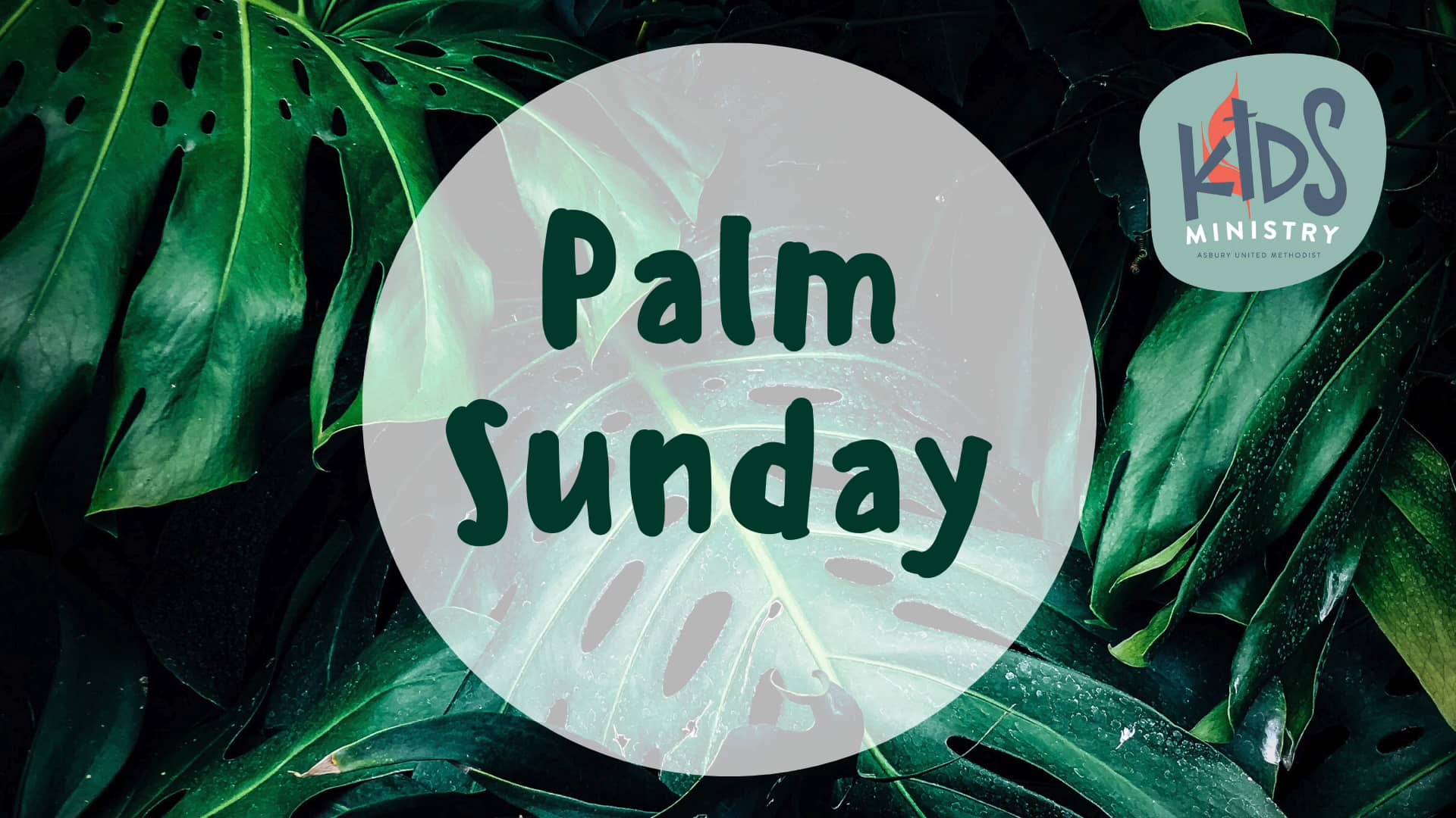 Children's Sermon Palm Sunday, April 5, 2020 on Vimeo