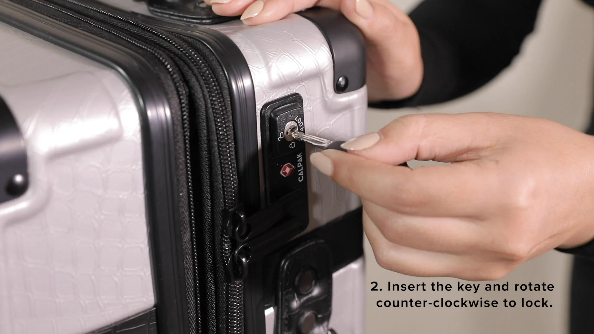 Calpak suitcase lock online