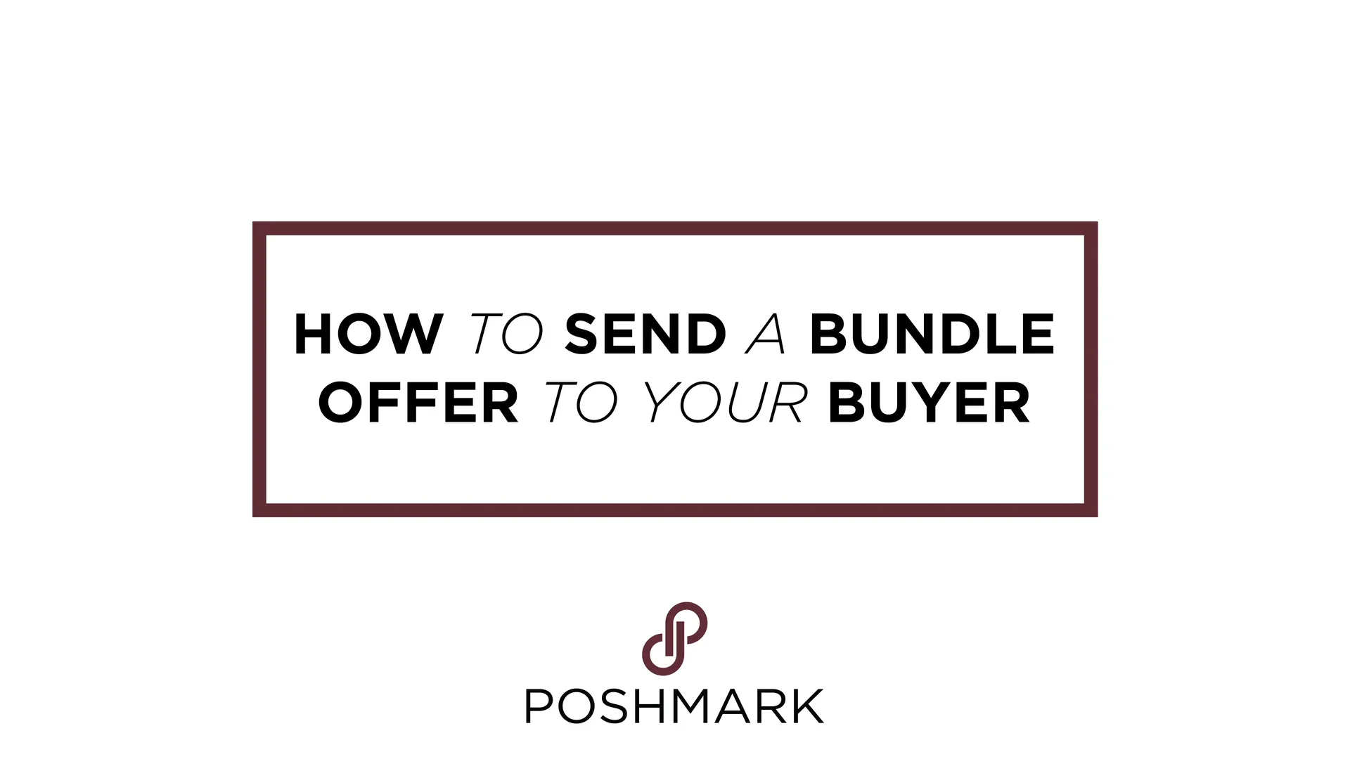 How Do I Bundle? - Poshmark