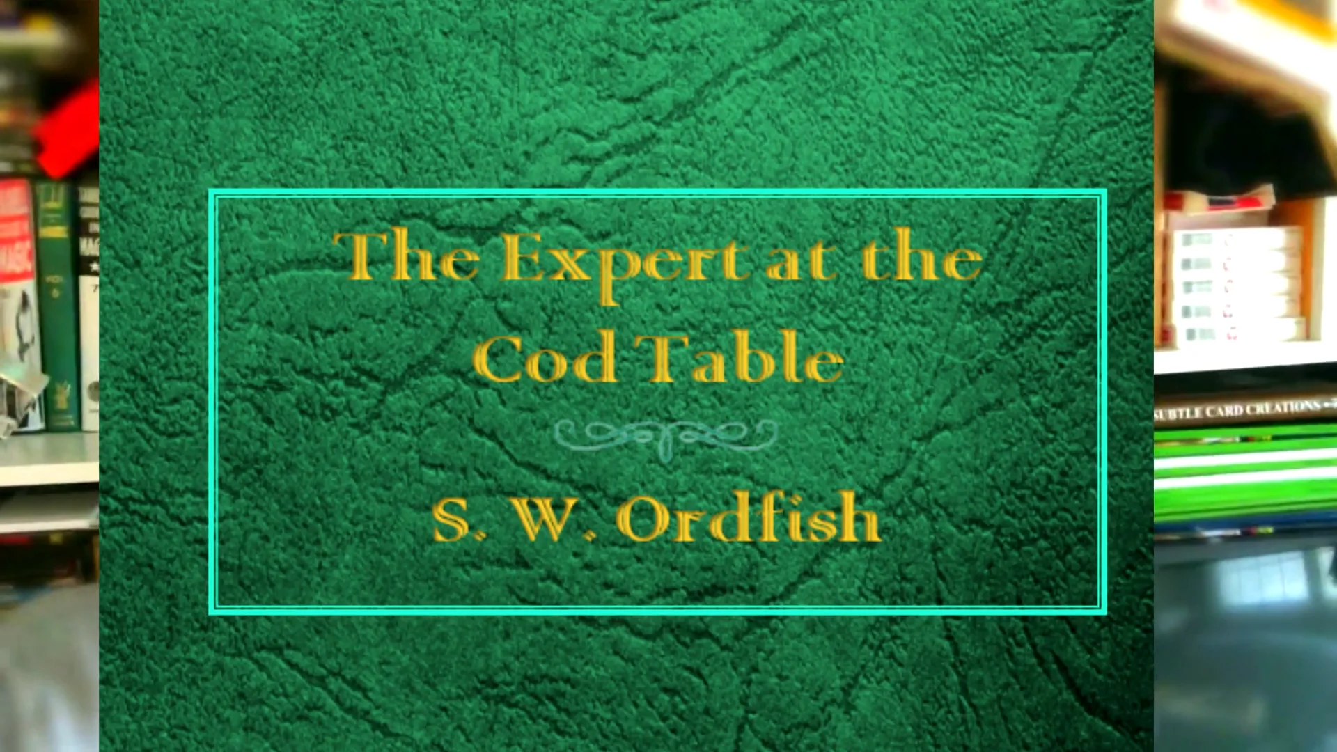 Expert at the Cod Table by Michael Breggar