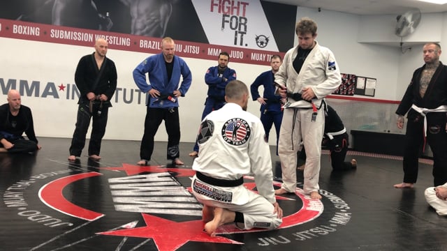 De La Riva Seminar 5 - Ice Skater Sweep > High Crotch