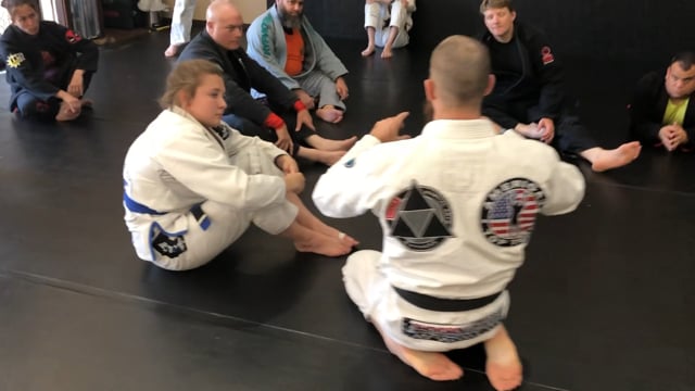 Butterfly Guard Seminar 4-Inverted Armlock vs Forward Roll