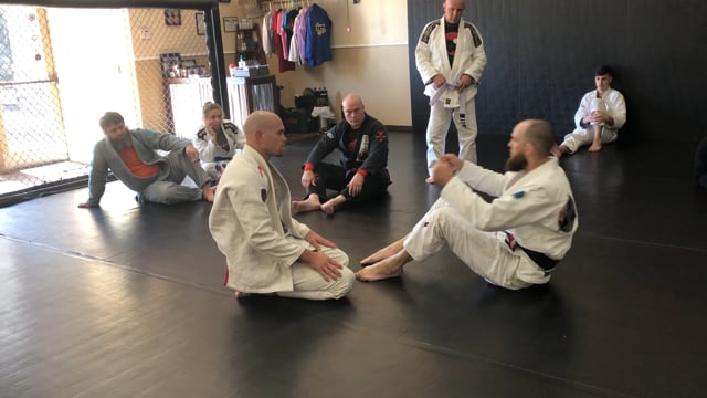 Butterfly Guard Seminar 6- Inverted Armlock Vs Stack Defense