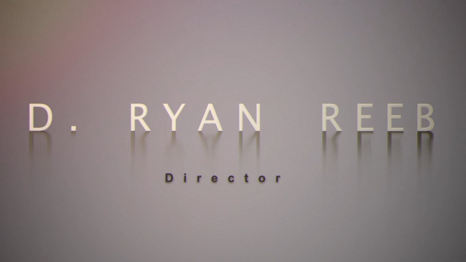 D Ryan Reeb - 2017 Directing Reel