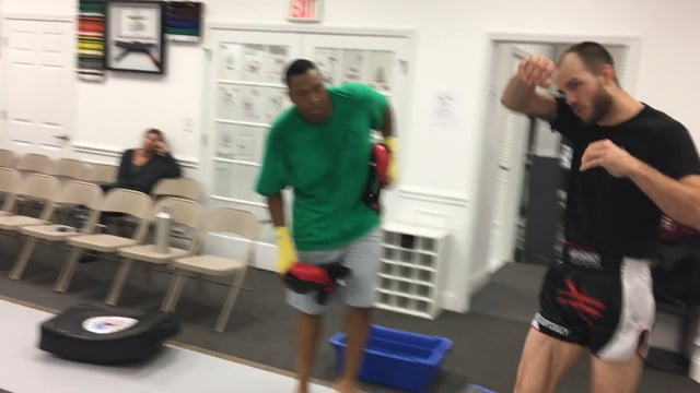 Punch Counter to Caught Body Kick