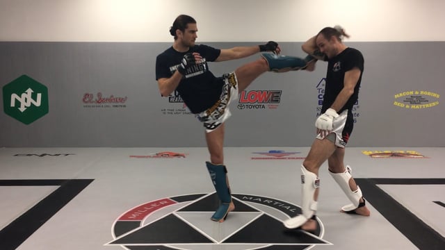 X Block to Lead High Kick