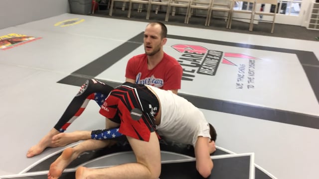 Police Lock Back Take to Rear Naked Choke
