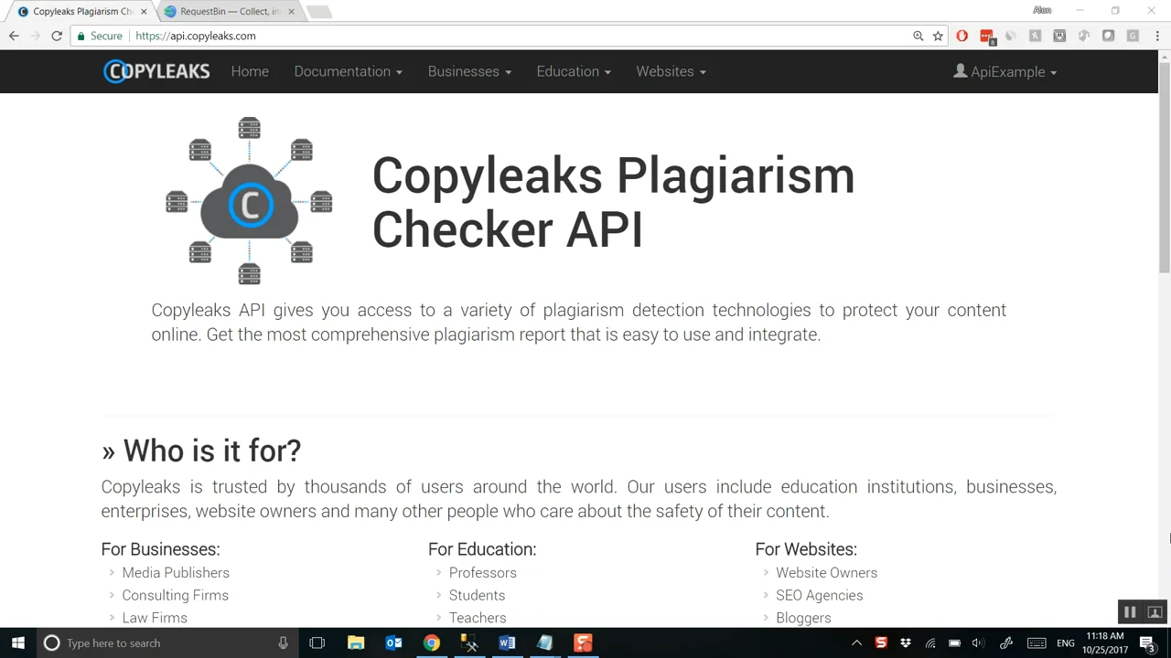 How To Use Copyleaks API