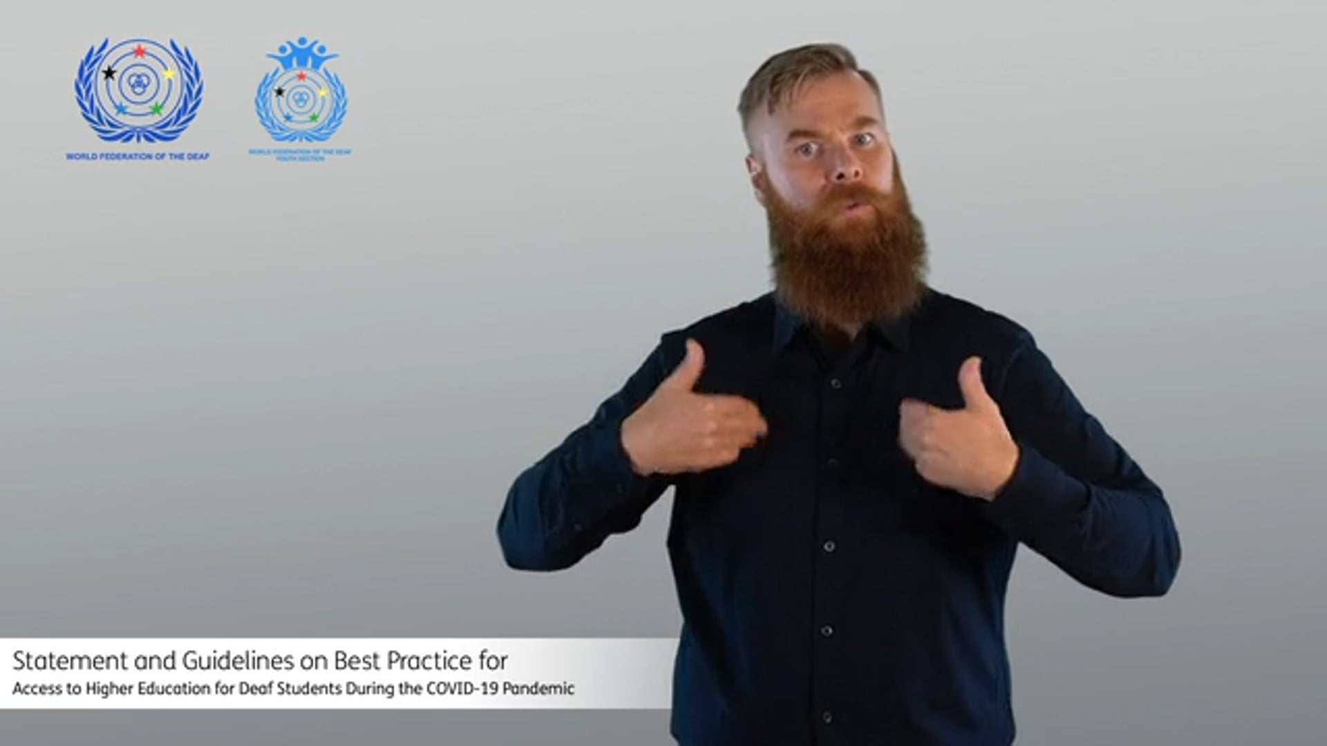 Access to Higher Education for Deaf Students During the COVID-19 Pandemic