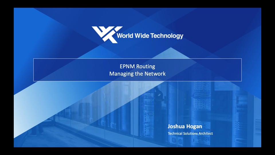 Cisco EPNM Routing: Managing the Network