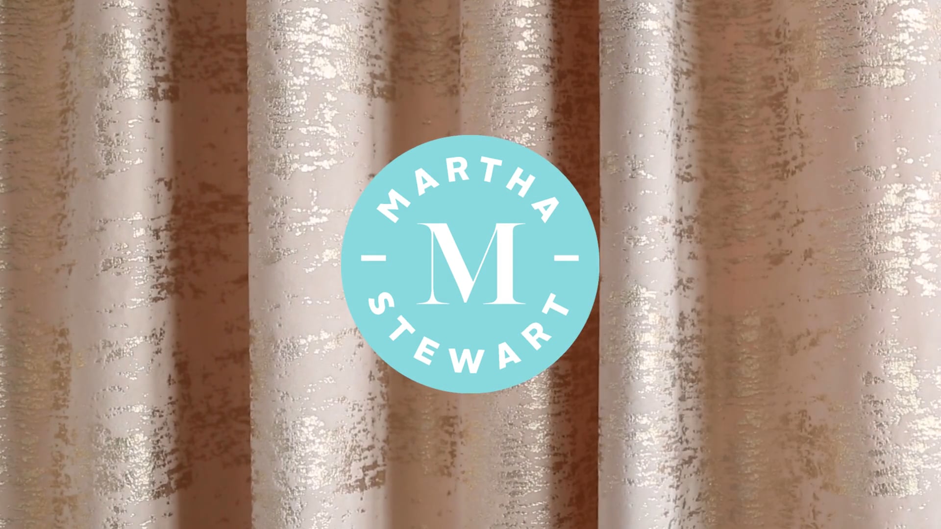Martha Stewart Monroe Blush Curtain