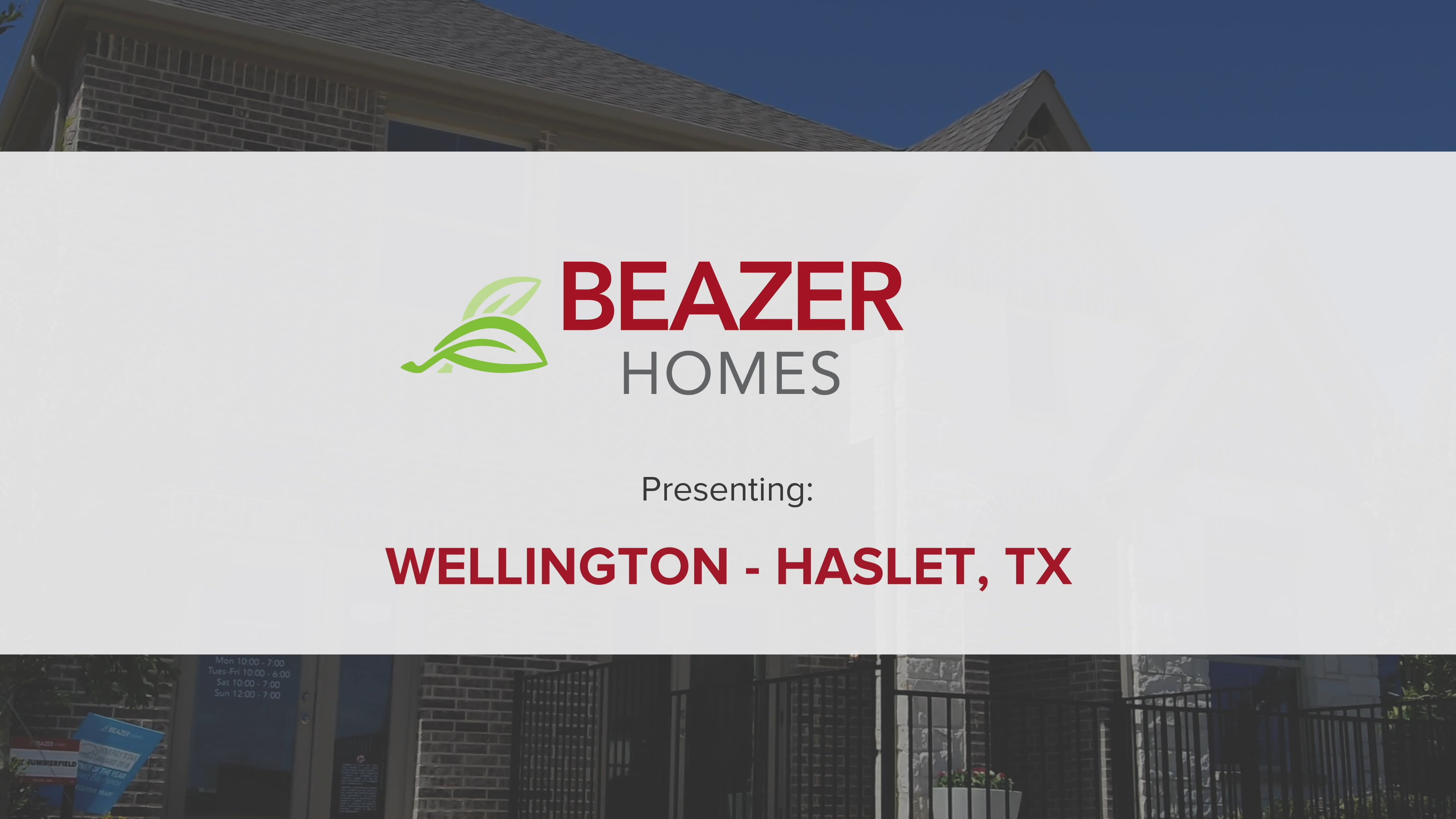 Beazer Homes Wellington Haslet, TX on Vimeo