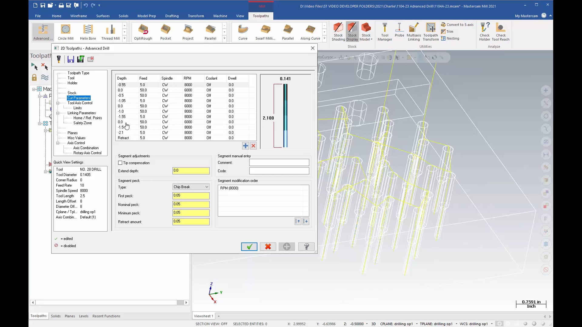 Hole Making Toolpaths