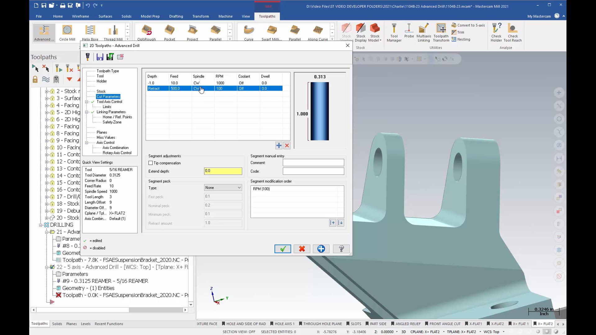 Hole Making Toolpaths