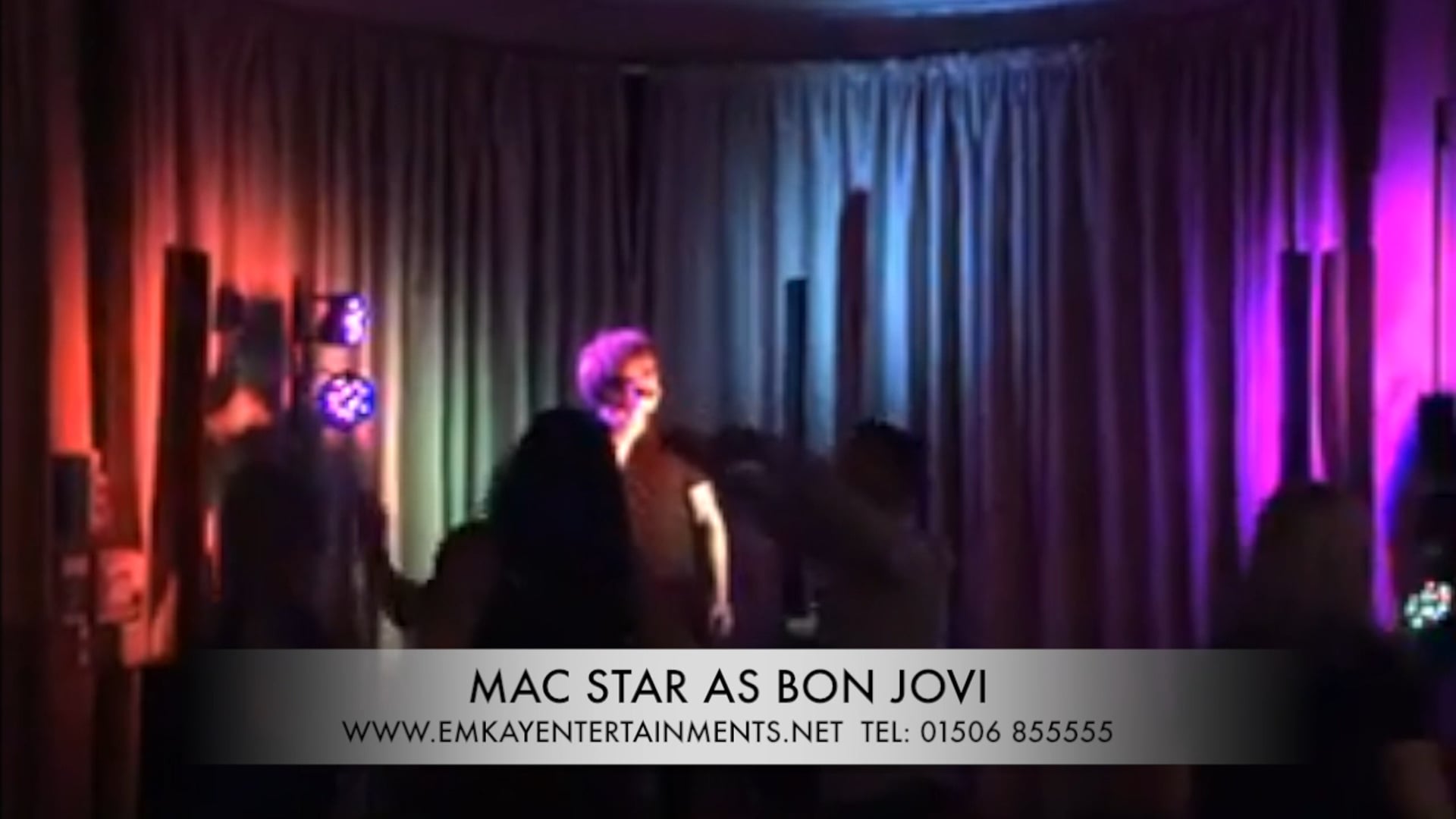 Mac Star as Bon Jovi - Live