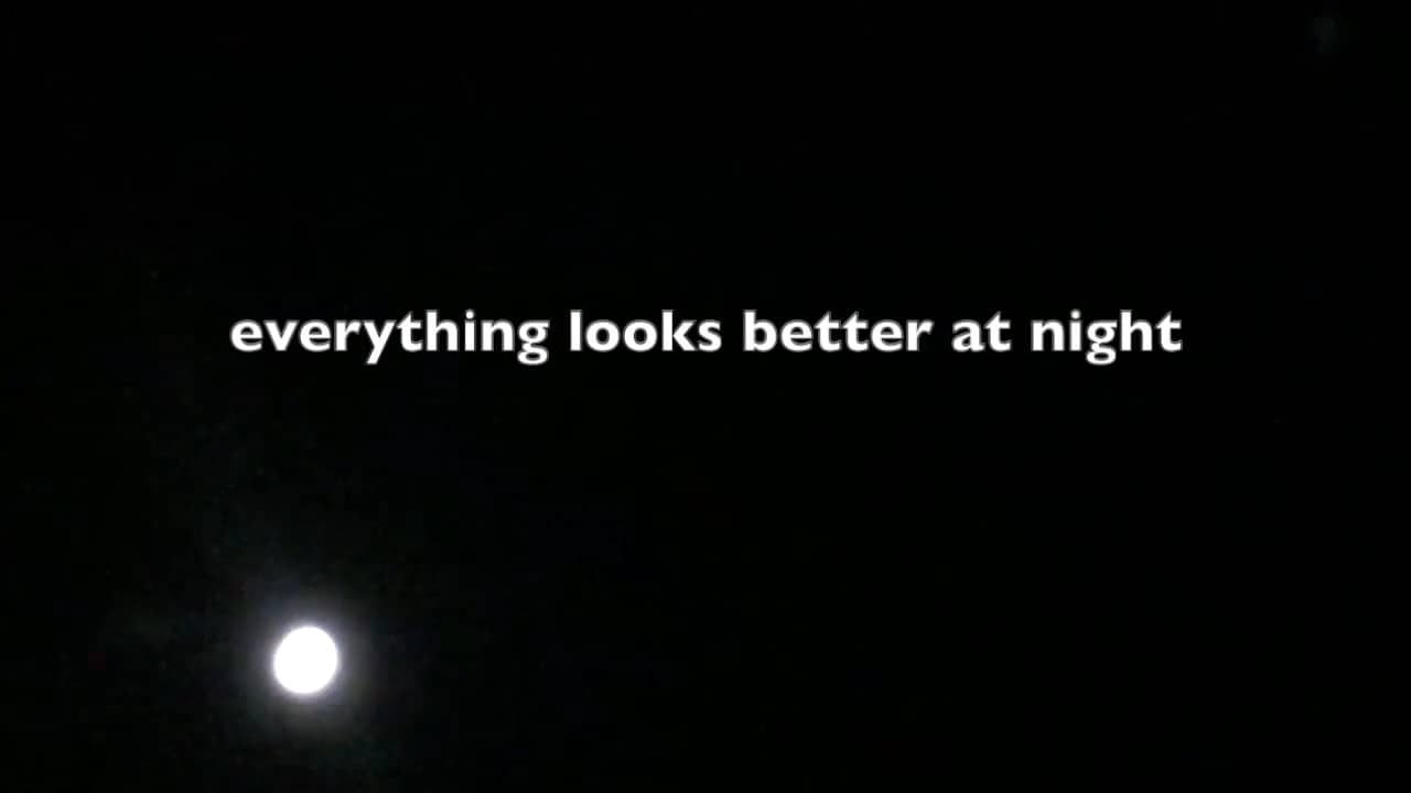 everything looks better at night on Vimeo