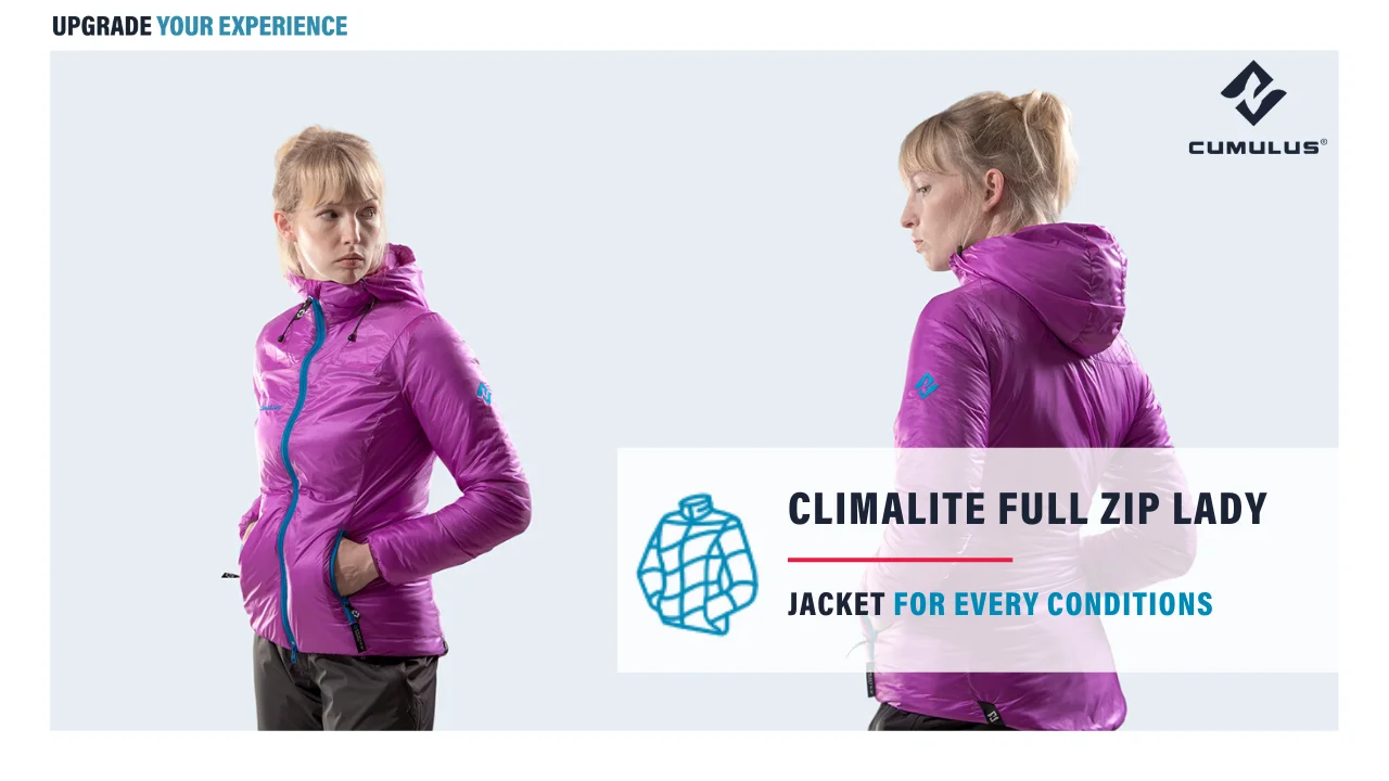 Climalite Full Zip Lady synthetic jacket by Cumulus