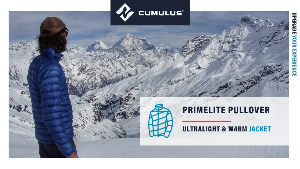 Primelite Pullover men down jacket Cumulus® outdoor Primelite Pullover men down jacket Cumulus® outdoor