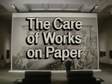 Preventive Conservation in Museums - The Care of Works on Paper (14/19)