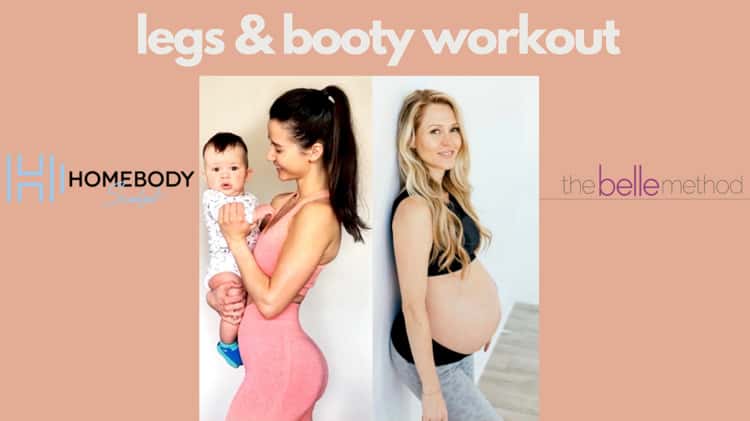 Legs Booty Workout Home Body Sculpt Belle Method Collab