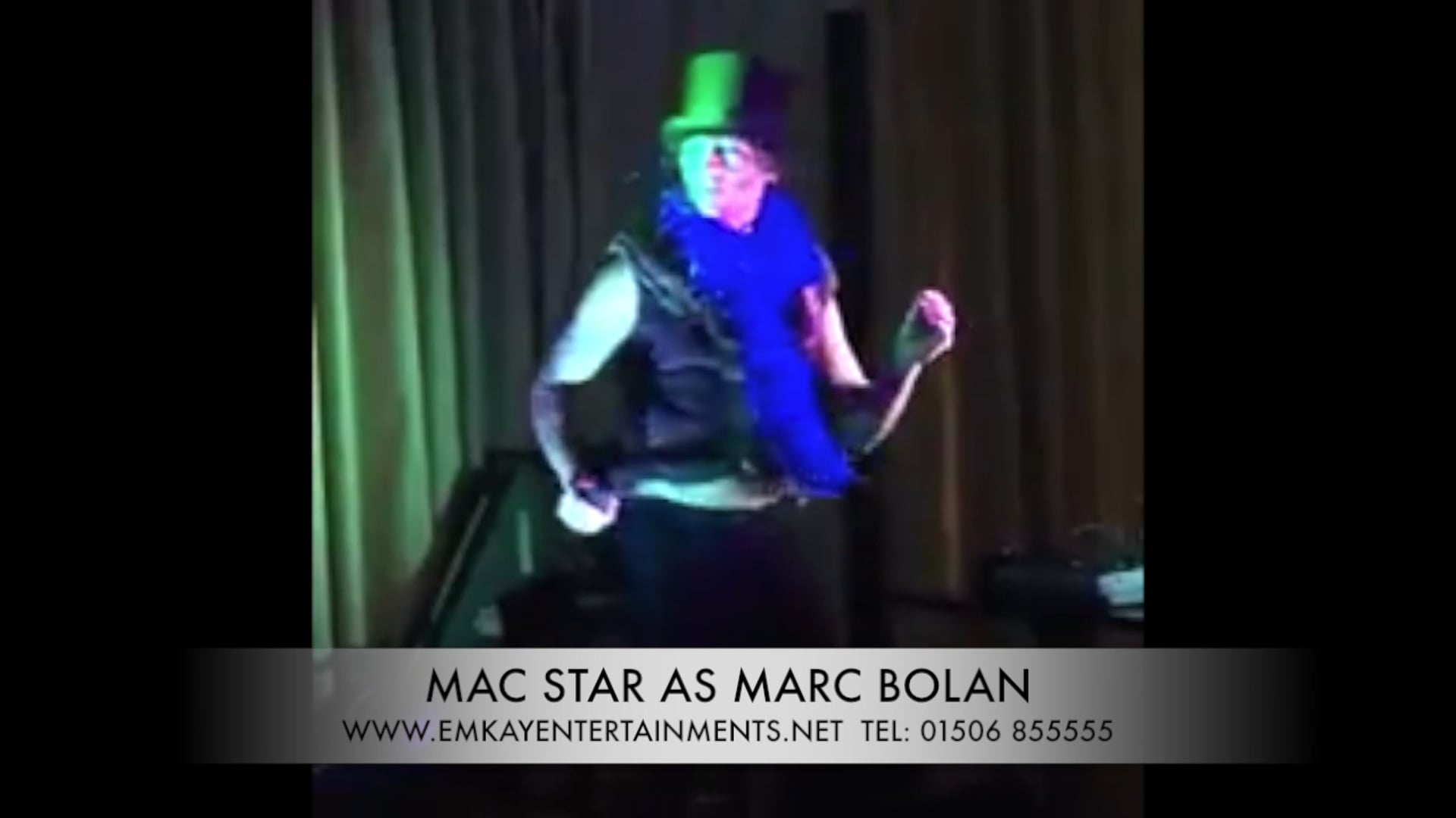 Mac Star as Marc Bolan - Live Demo