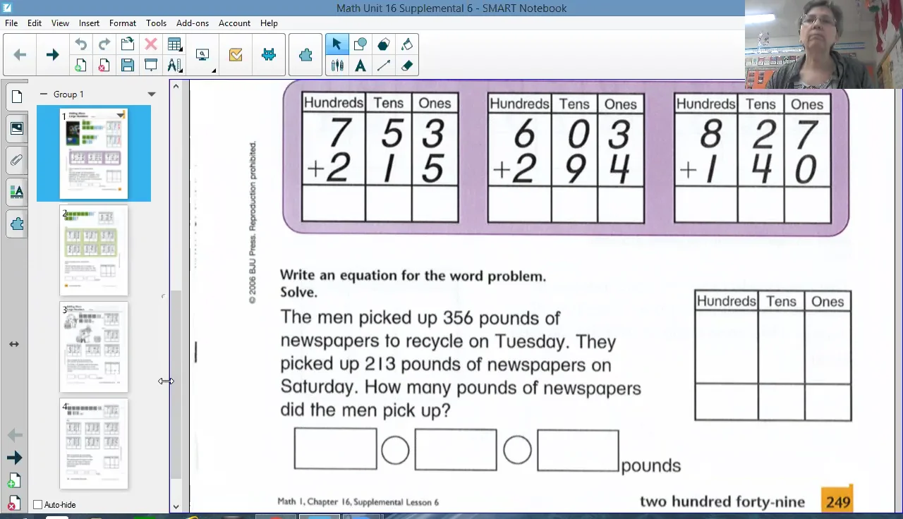 Math unit 16, supplemental 6 on Vimeo