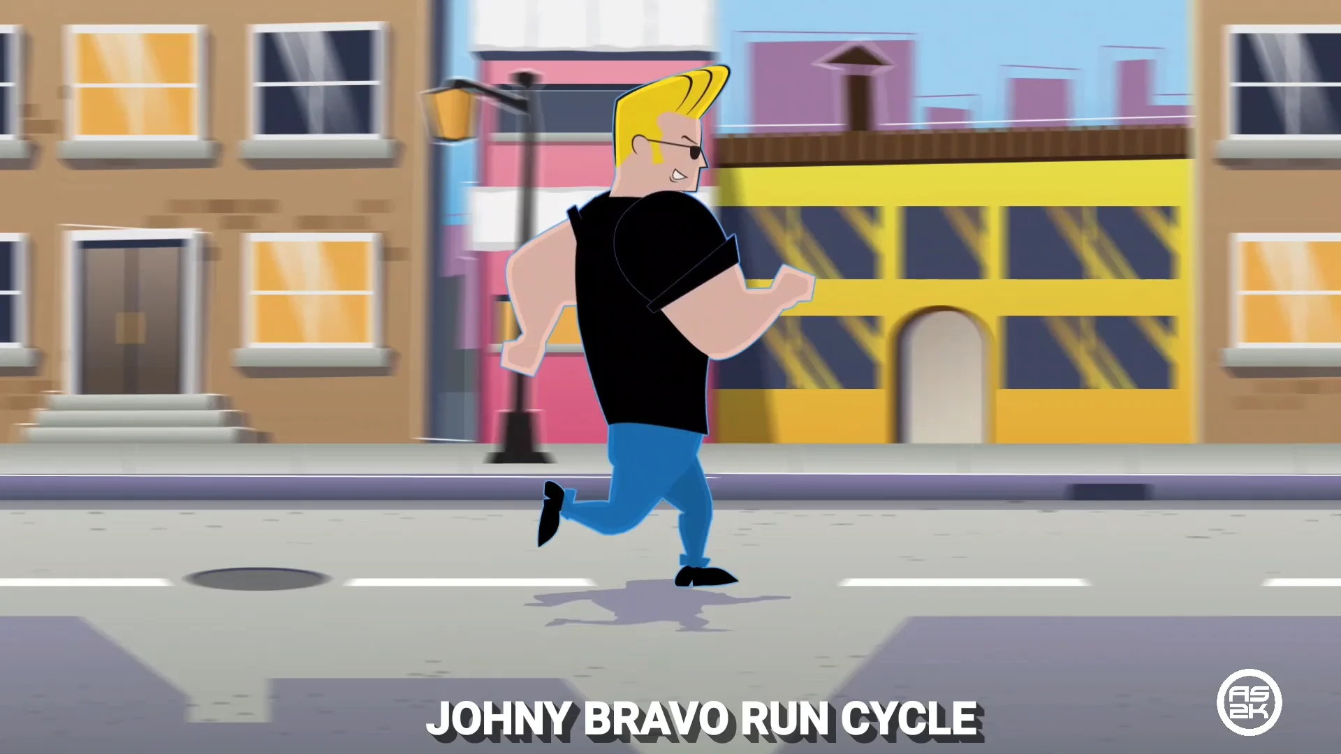 Johnny bravo run cycle on Vimeo