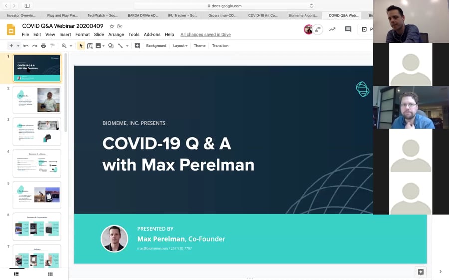 Covid 19 Q A With Max Perelamn Webinar 4 9 On Vimeo