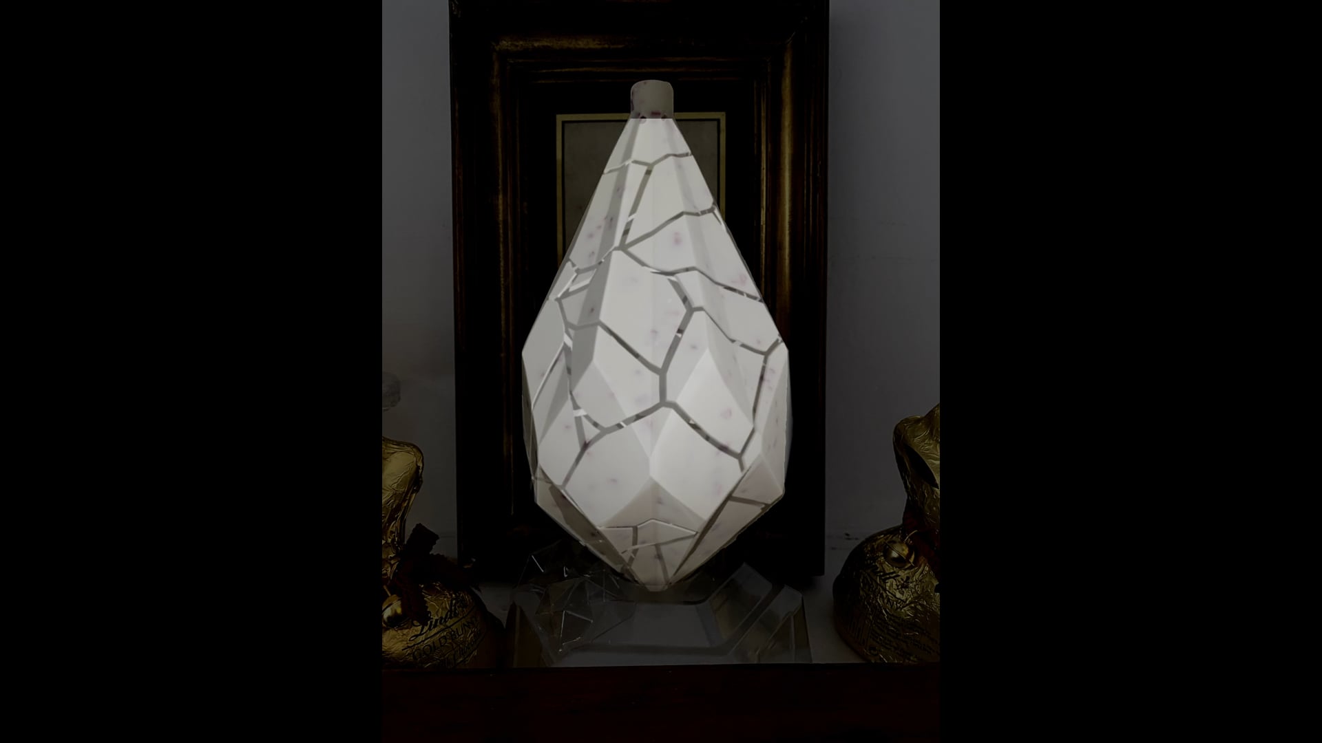 Easter egg projection mapped with bespoke 3D animation