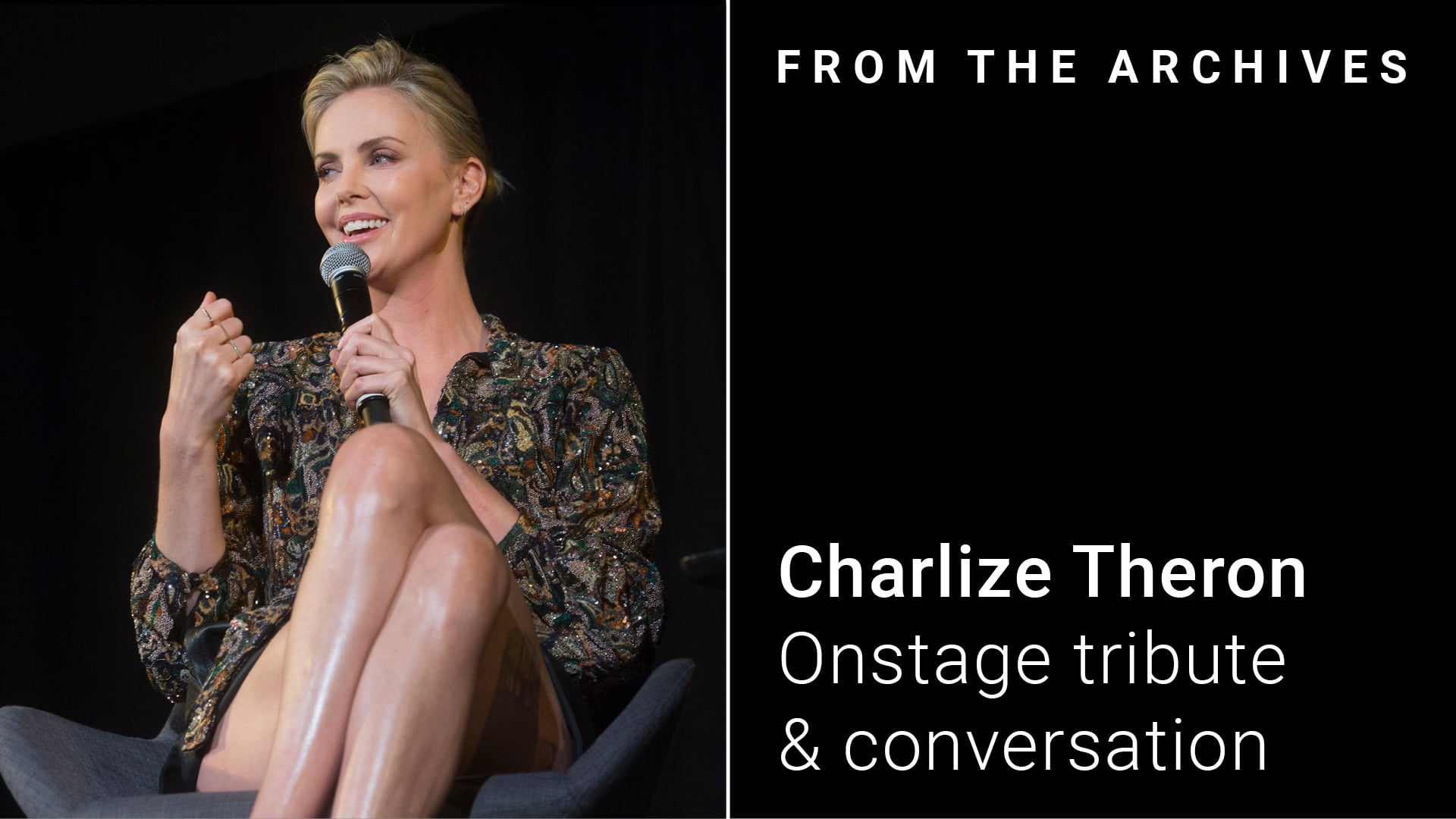 2018 SFFILM Festival – Charlize Theron // Onstage tribute & conversation