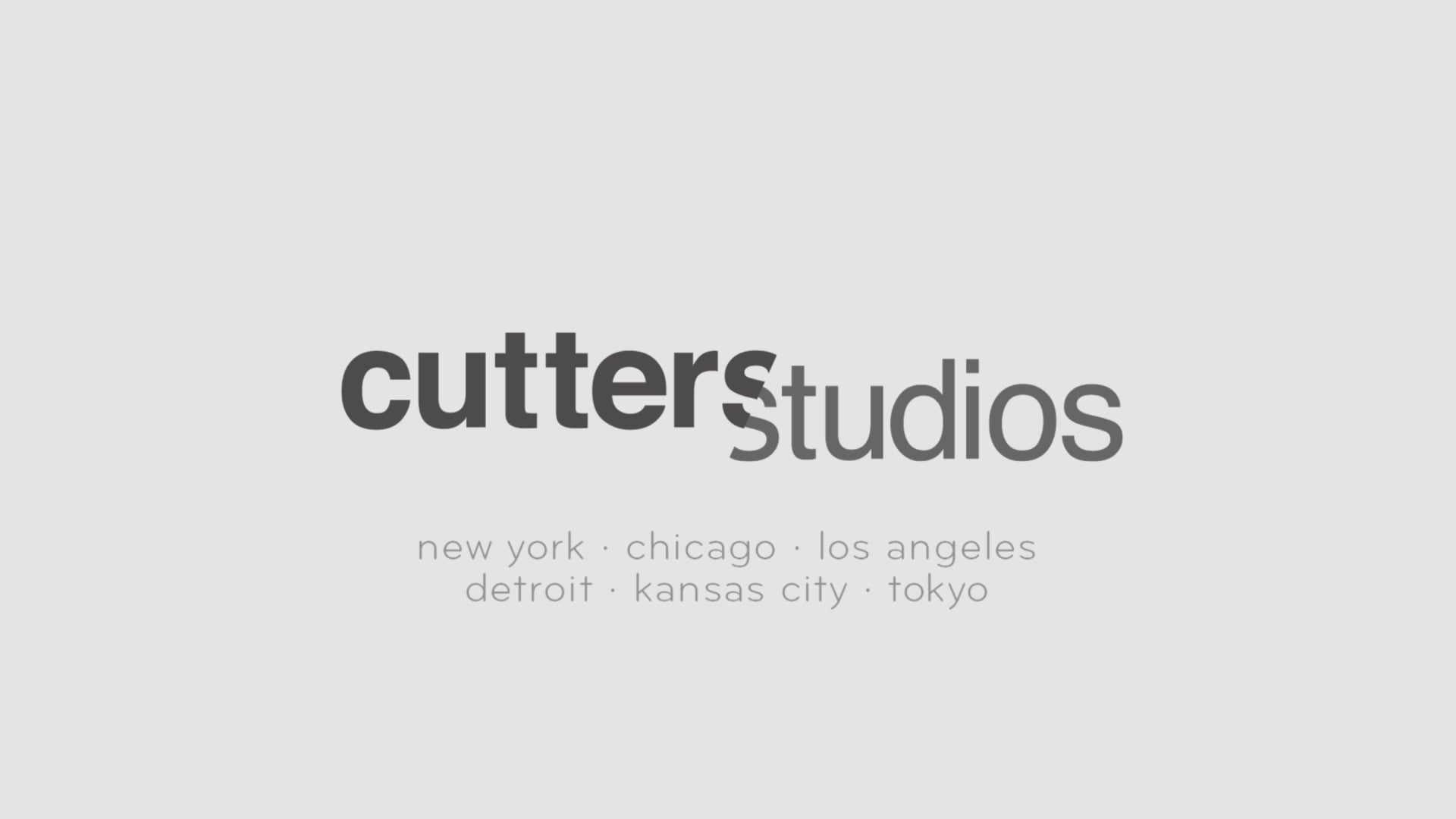 cutters studios montage on Vimeo