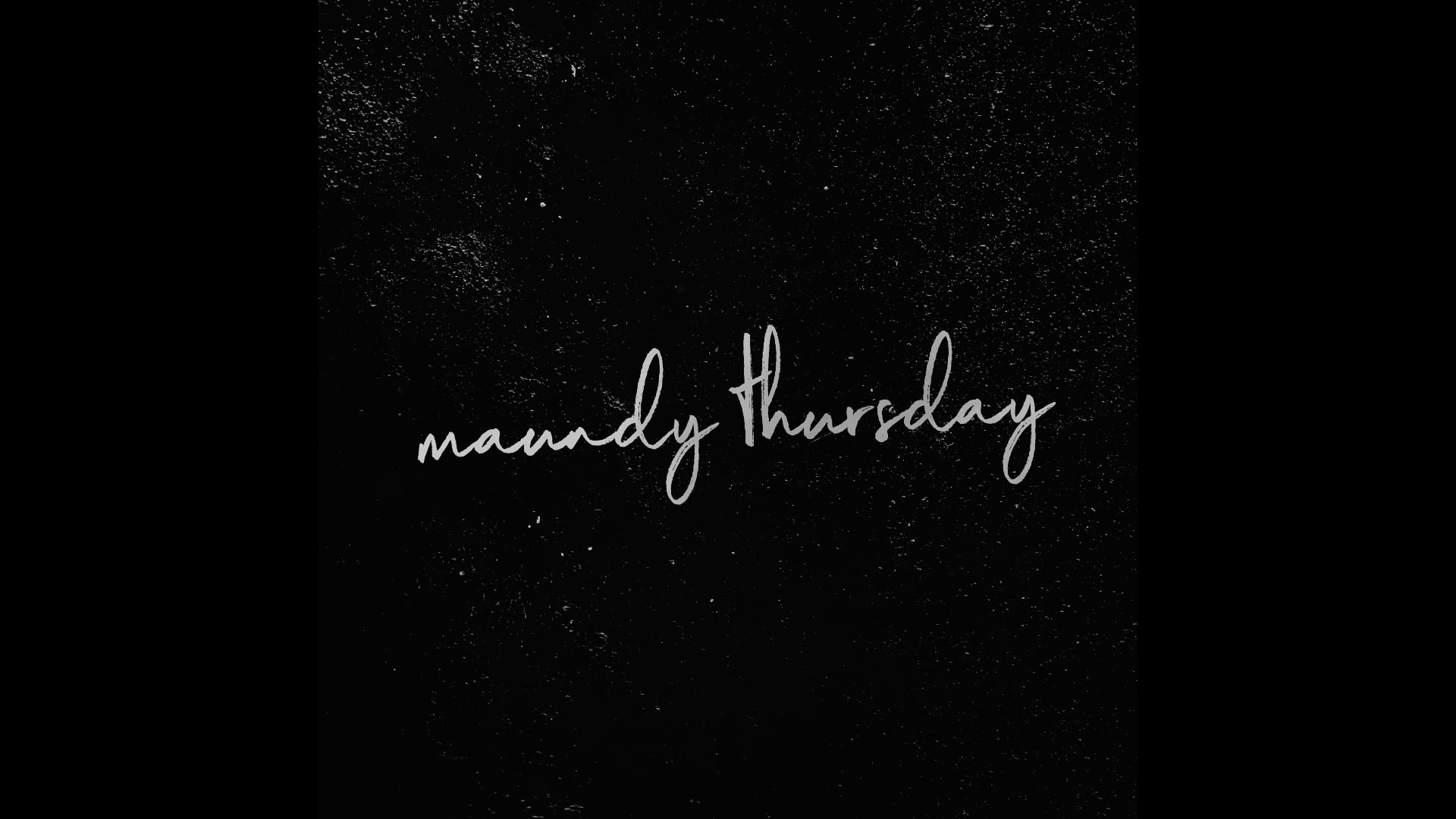 Maundy Thursday | BASIC Student-Led Service