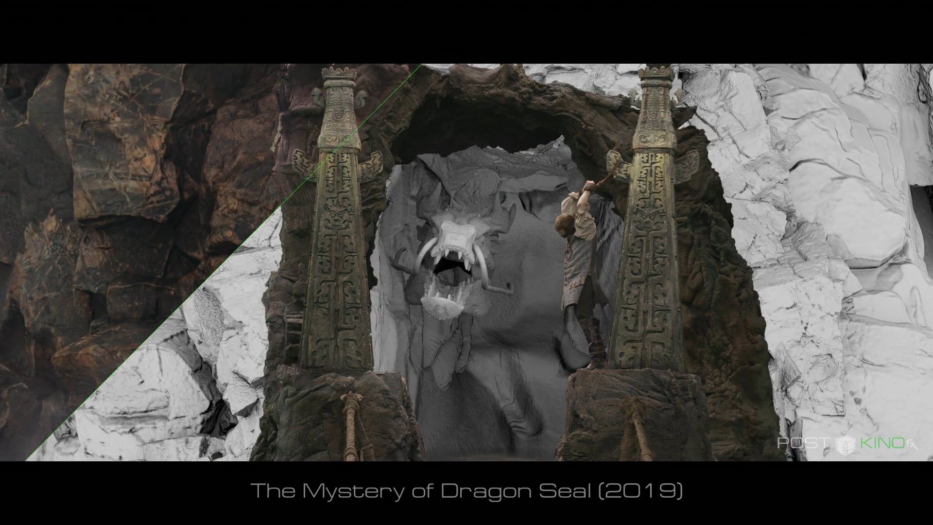 Dragons seal. POSTKINO FX.