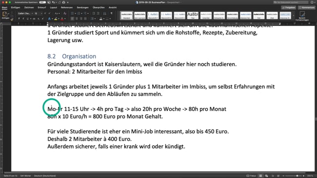 Kapitel 8 Betriebliche Organisation und Gründer