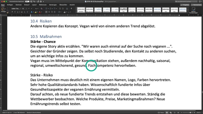 Kapitel 10 SWOT Analyse