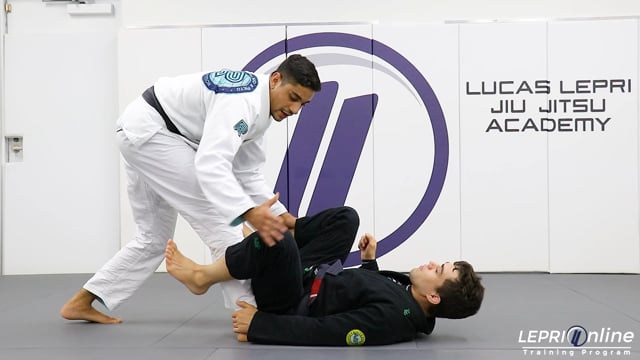 De La Riva Escape to Leg Drag Drill