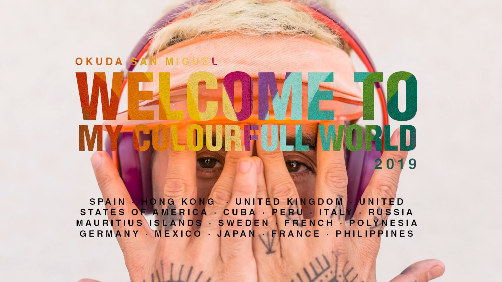 Okuda San Miguel - Welcome To My Colourful World 2019 I La Galerie