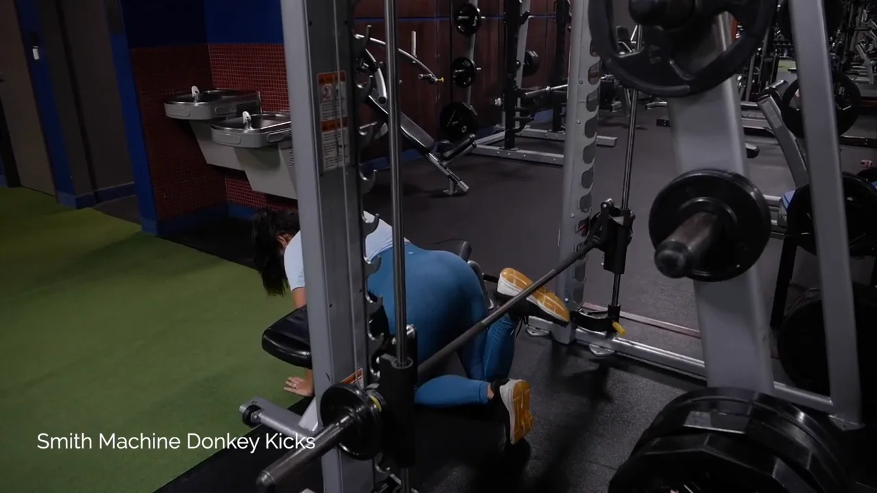 Donkey kicks 2024 on smith machine