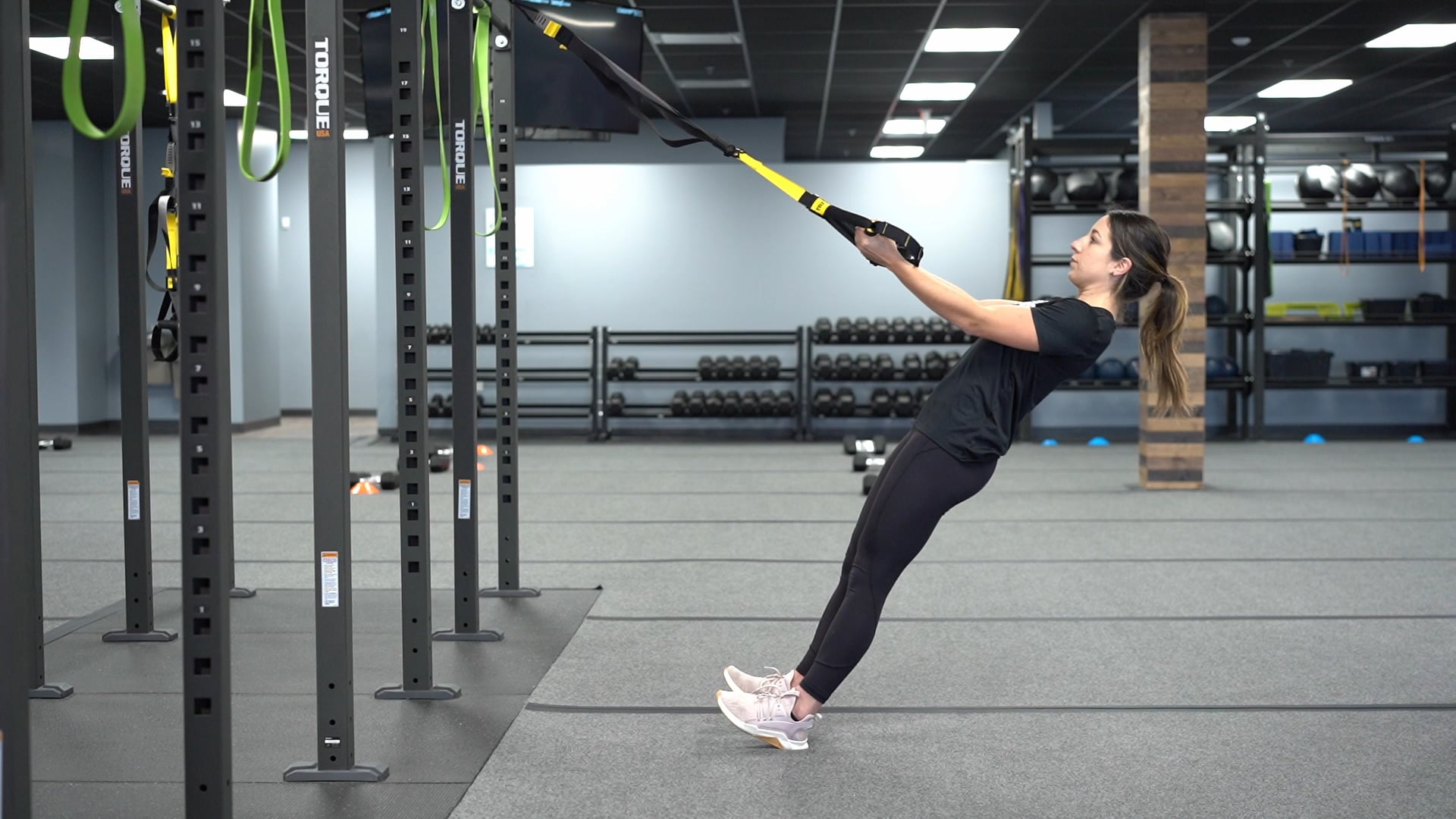 TRX Supine Grip Row on Vimeo