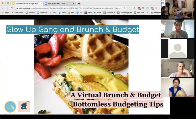 A Virtual Brunch & Budget: Bottomless Budgeting Tips