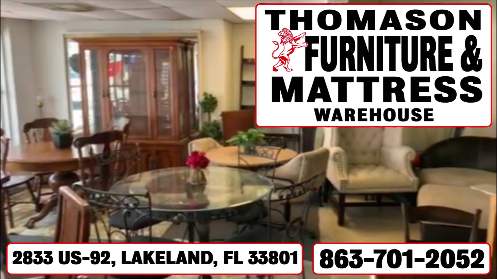 Thomason Furniture & Mattress Warehouse Video Ad on Vimeo